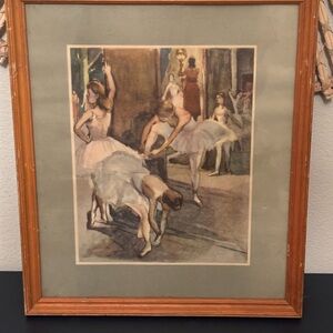 Ballet Dancers Framed Art Print